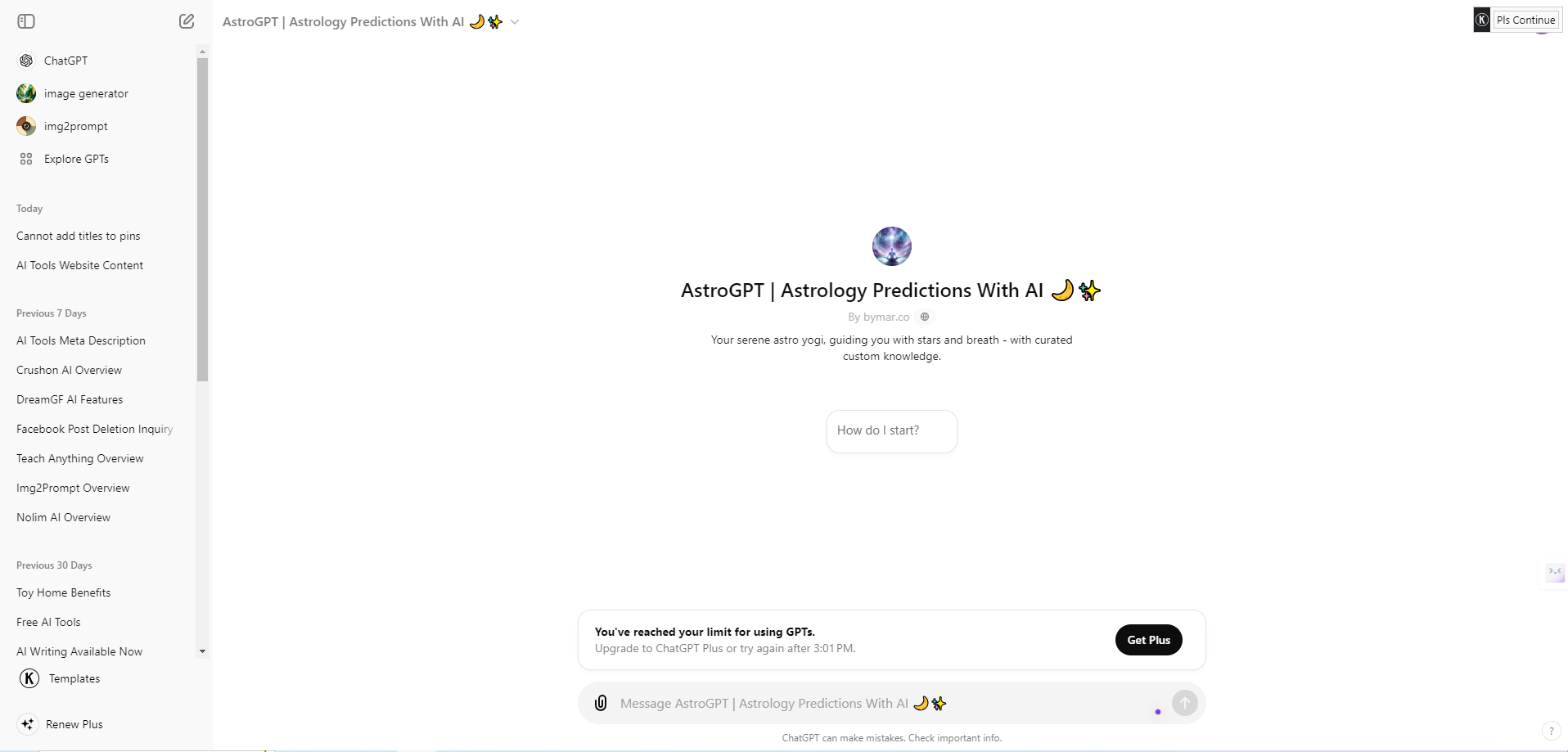 AstroGPT: Free AI-Powered Vedic Astrology Tool - AItrendytools