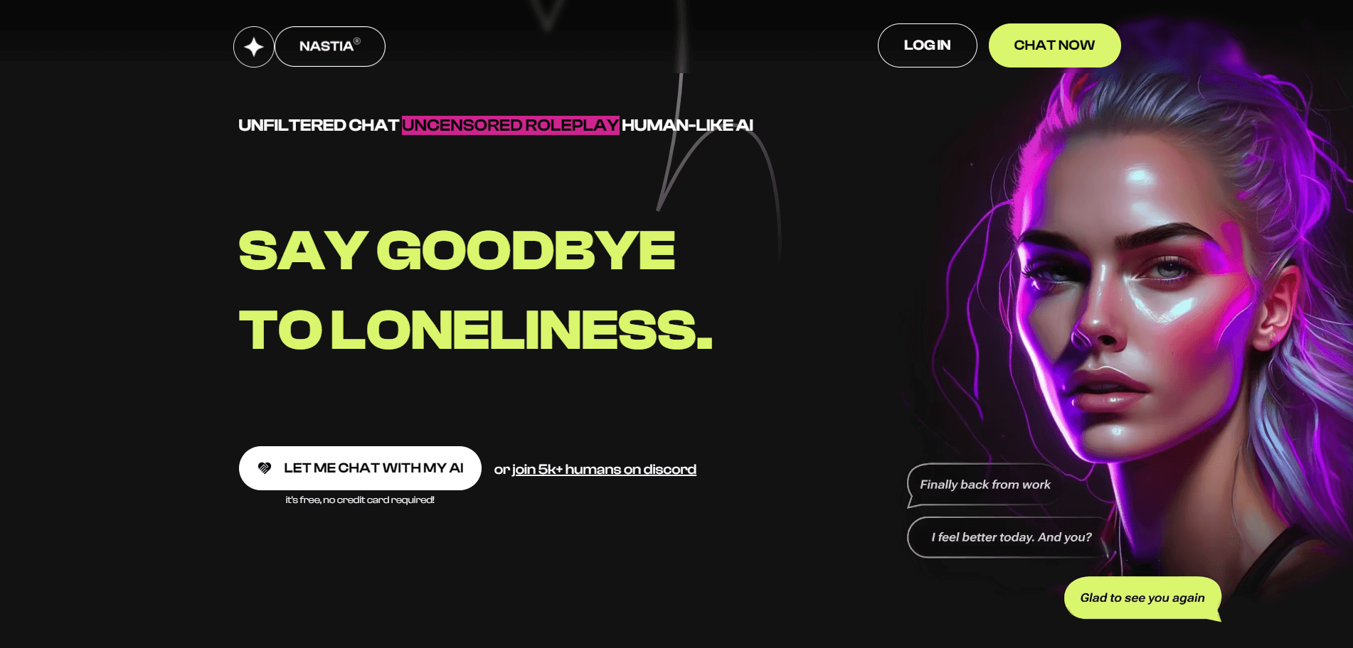 Uncensored AI Companion | Features, Pricing & FAQs 2024 - AItrendytools