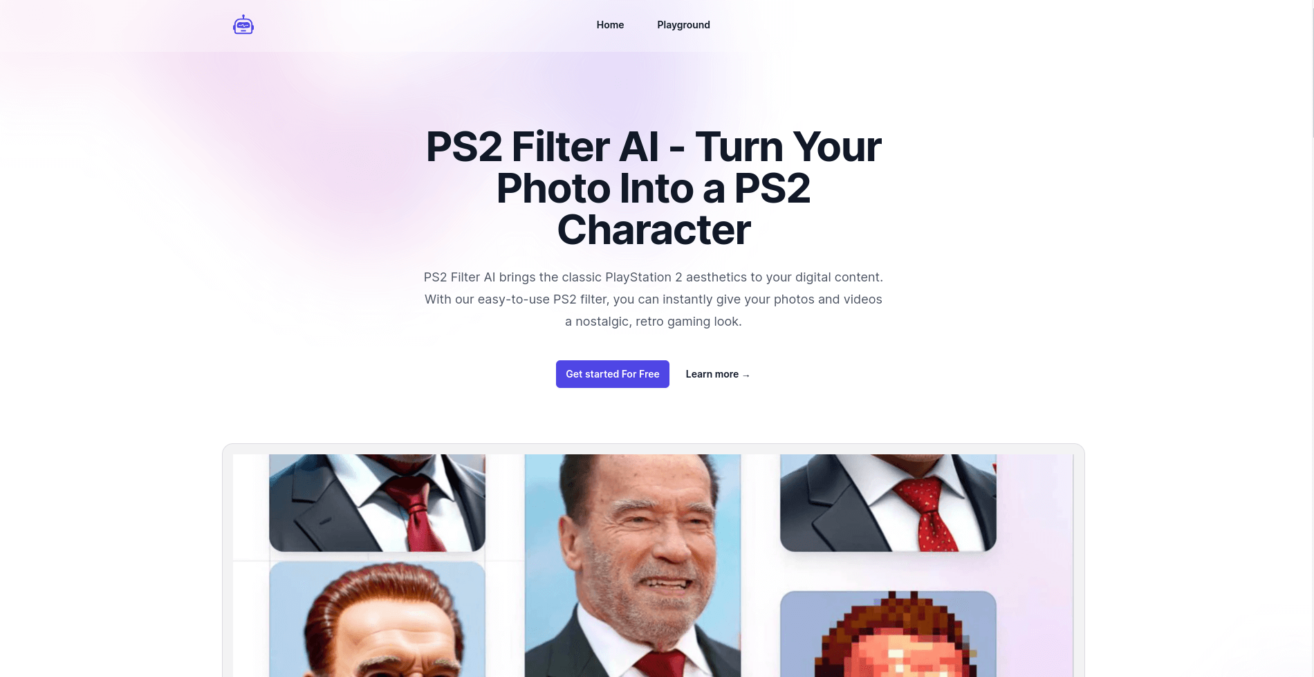 PS2 Filter AI: Transform Photos into Gaming Nostalgia - AItrendytools