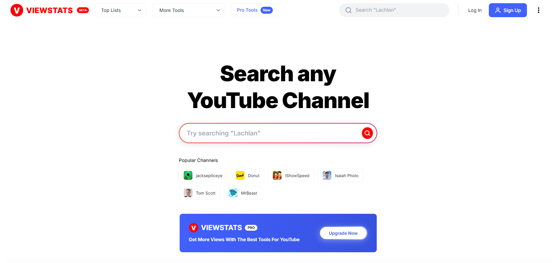 ViewStats: YouTube Analytics for Channel Growth - AItrendytools