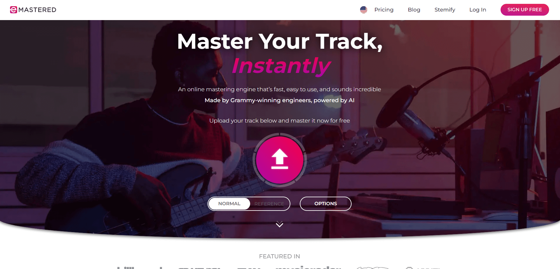eMastered: AI Audio Mastering for the Digital Age | Review - AItrendytools