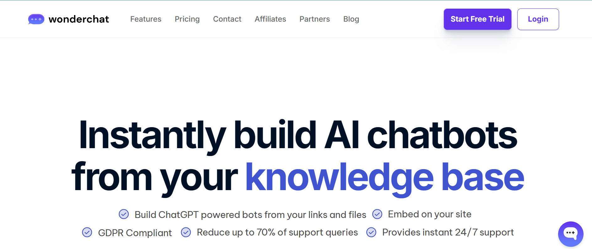 Wonderchat: AI Chatbots for Smart Customer Support - AItrendytools
