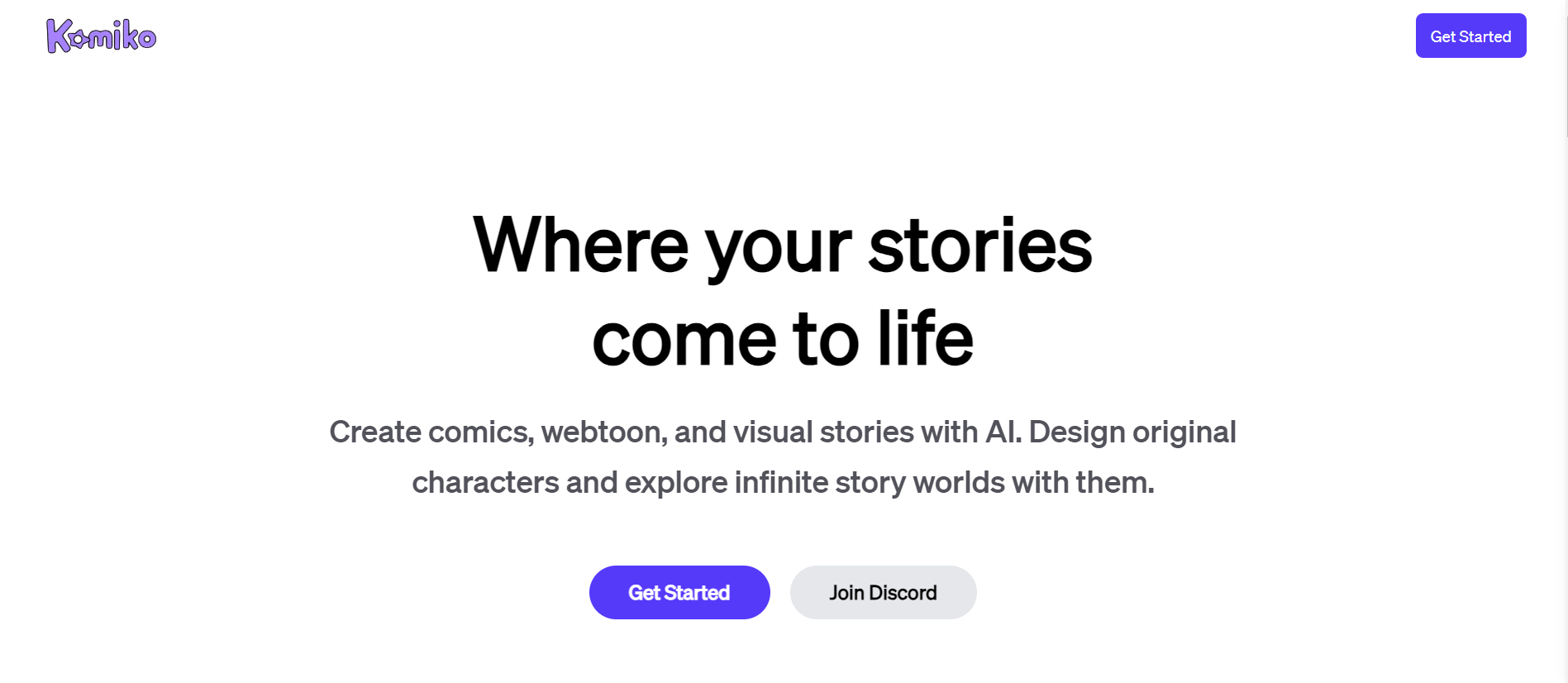 Komiko: AI Comic Creator | Design Characters & Stories - AItrendytools