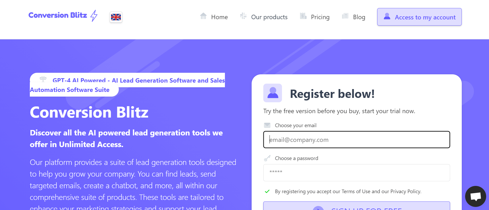 Conversion Blitz: AI-Powered Lead Gen & Sales Suite - AItrendytools