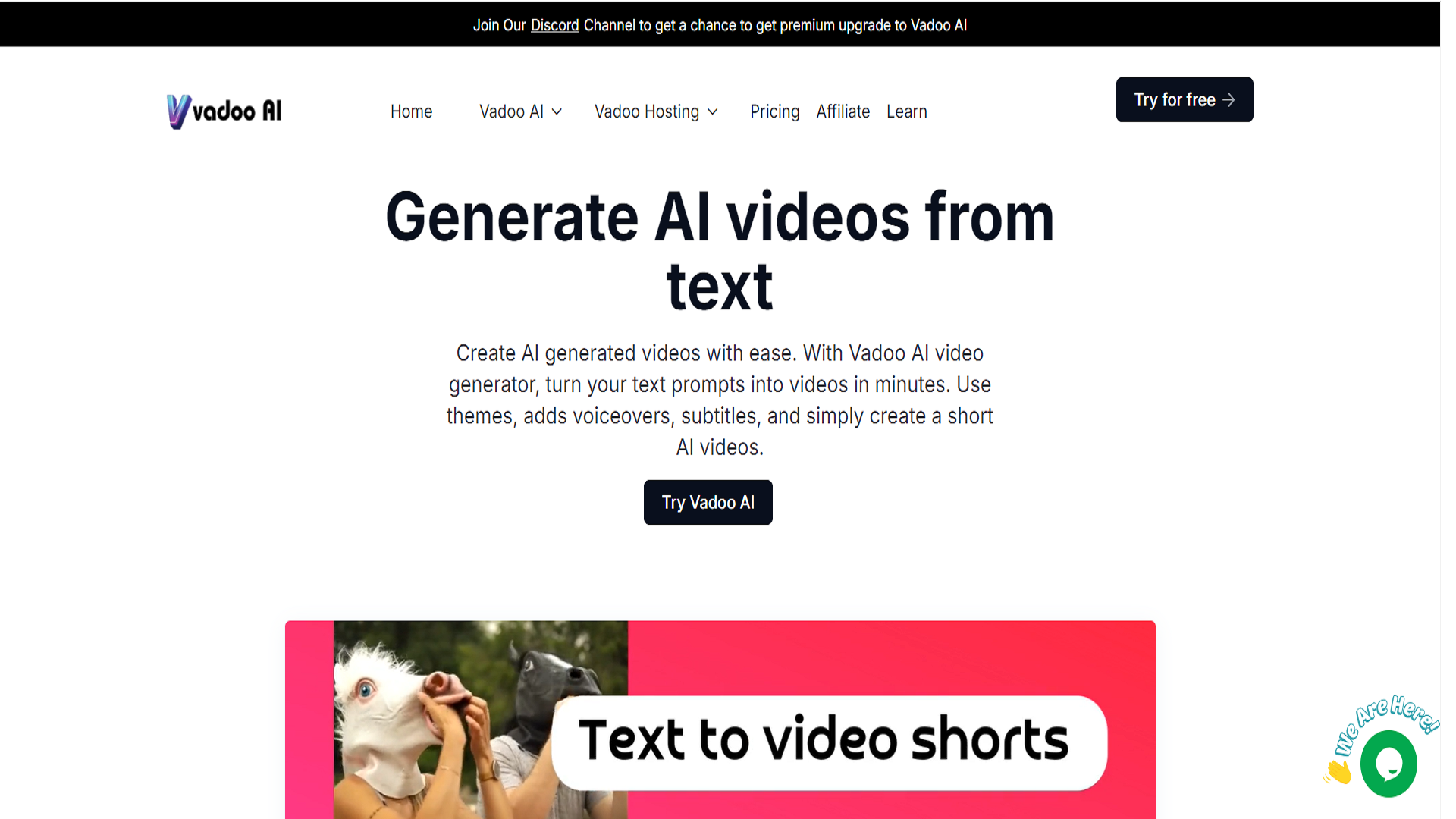 Generate AI videos from text - AItrendytools