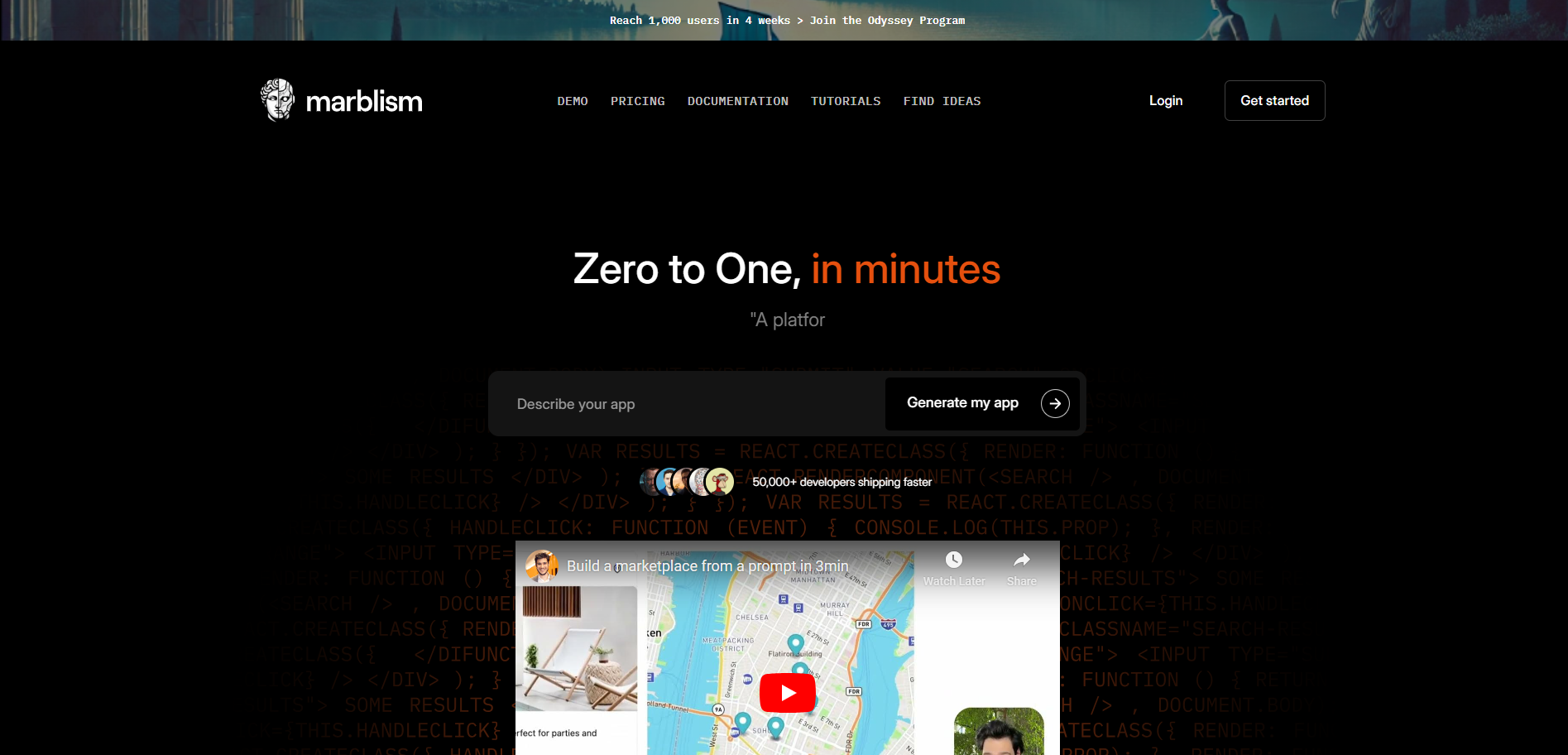 Marblism: AI-Powered App Creation in Minutes - AItrendytools