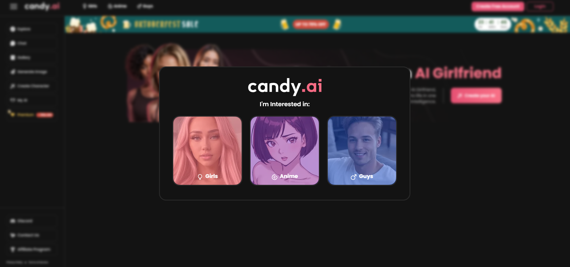 Candy AI: Your Personal AI Companion | Try Free Now - AItrendytools