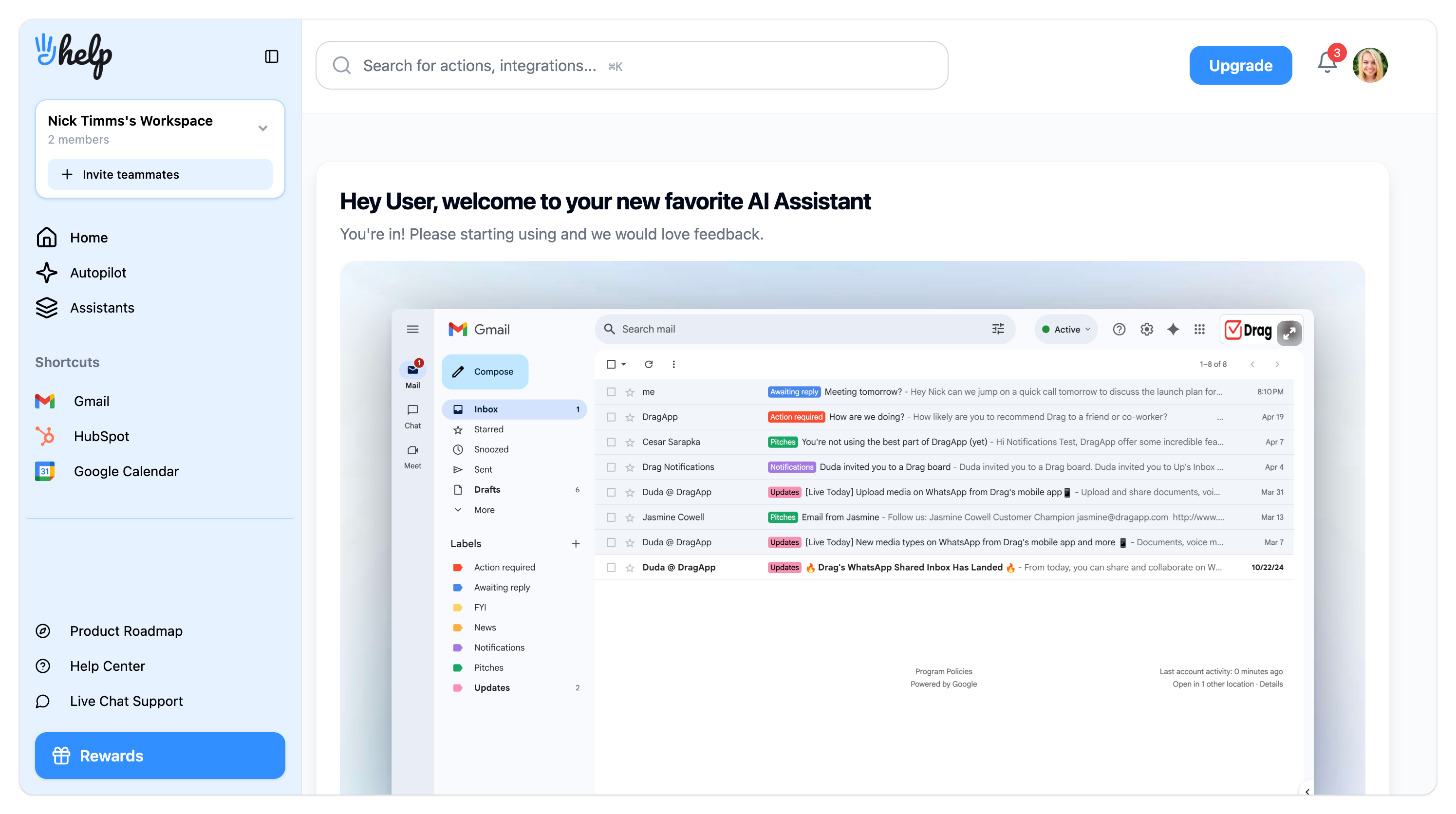 AI Executive Assistant in Gmail that helps you claim 1 hour back each day ✨ - AItrendytools