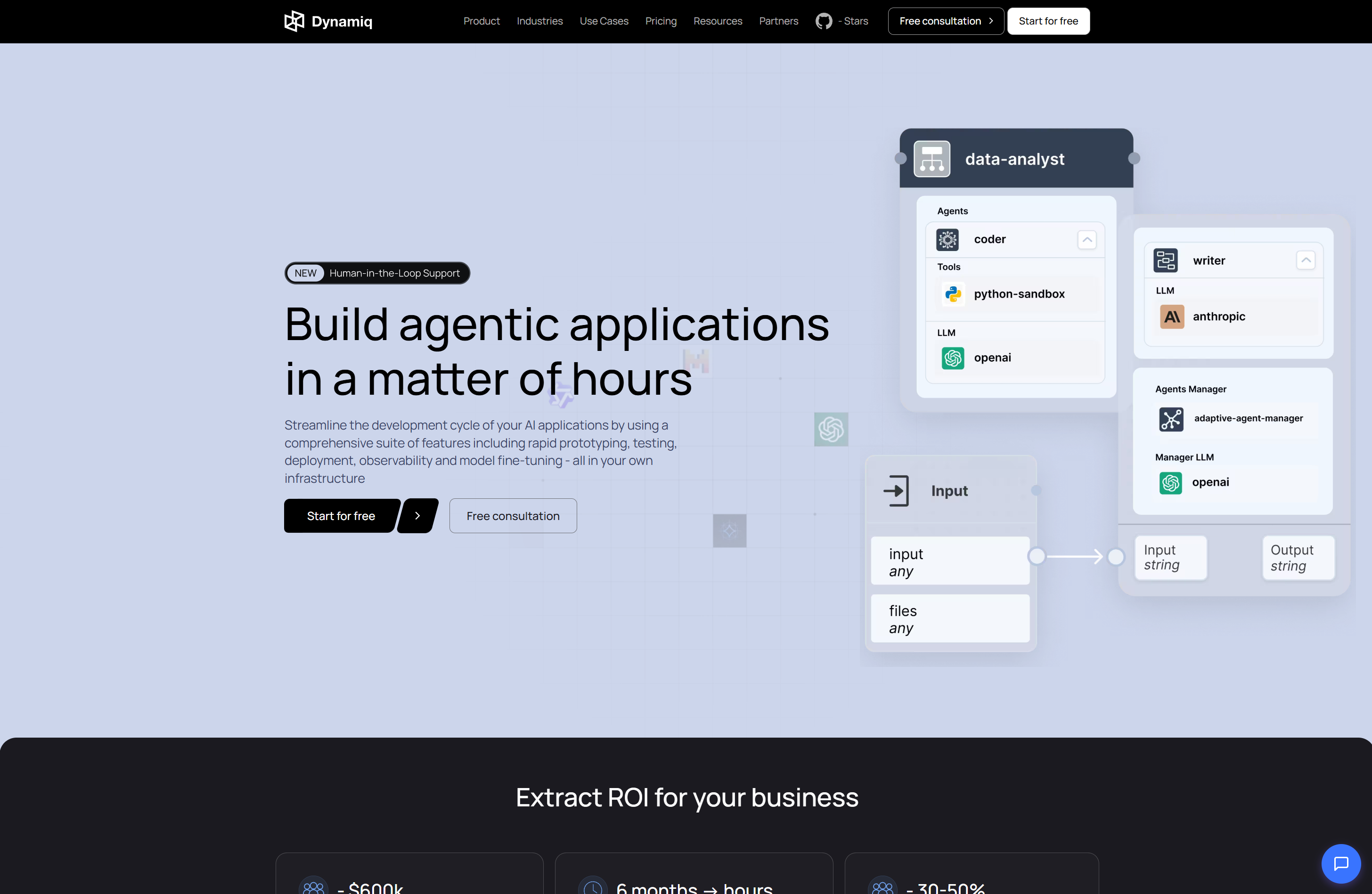 Dynamiq – End-to-End GenAI Agent Platform for Enterprises - AItrendytools