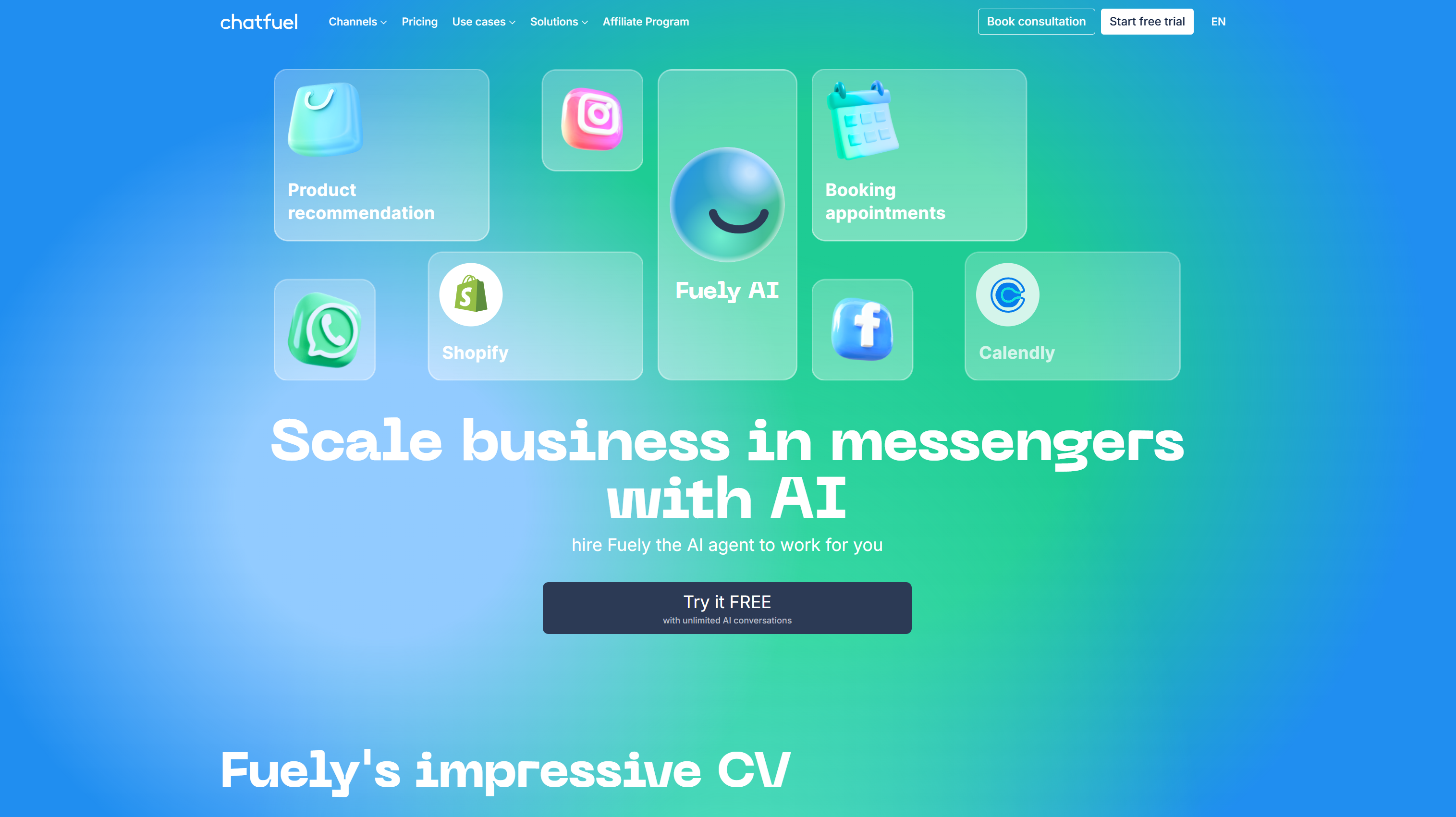Chatfuel – AI Chatbot Builder for Marketing & Support - AItrendytools