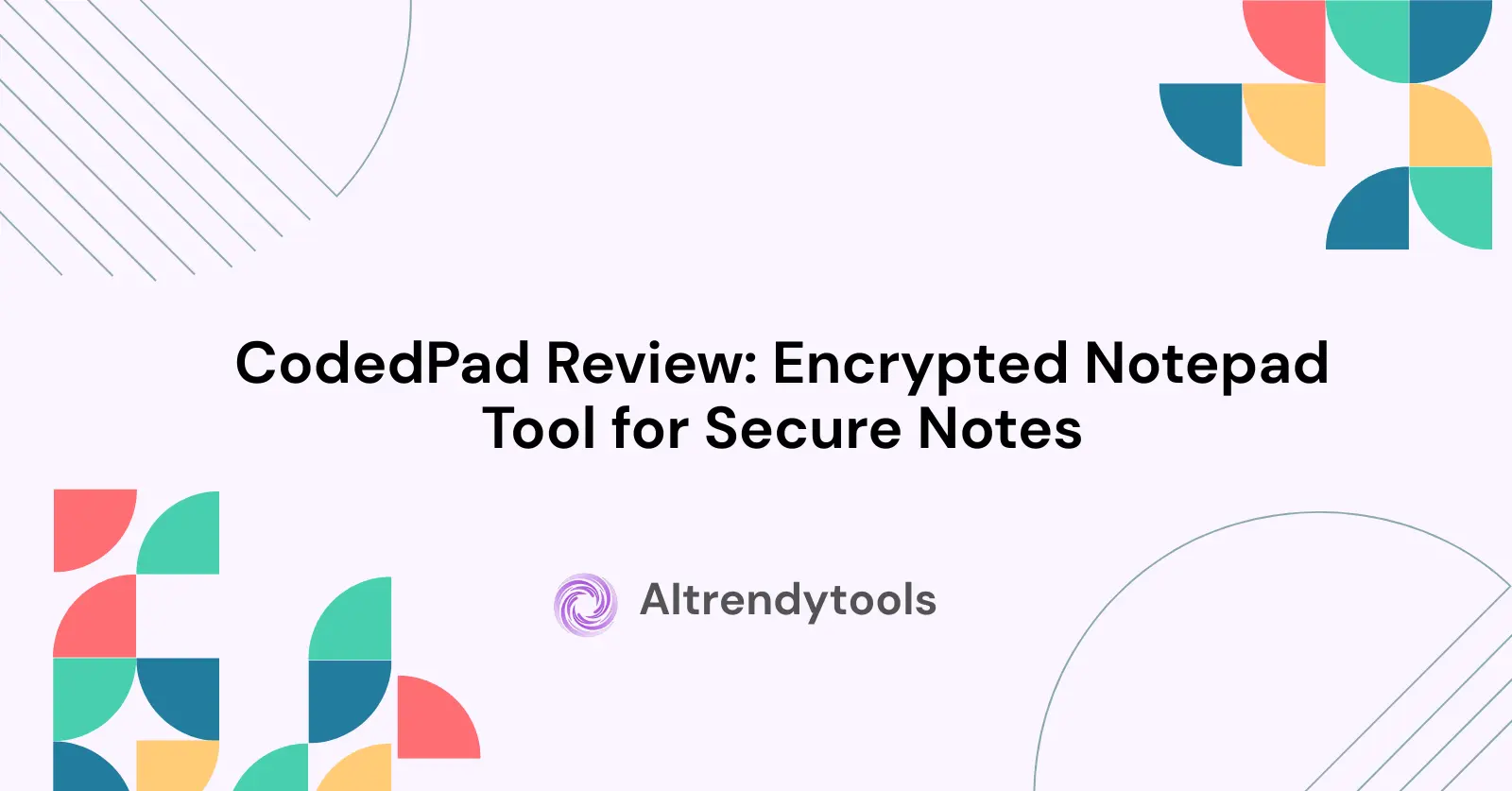 CodedPad Review: Encrypted Notepad Tool for Secure Notes - AItrendytools