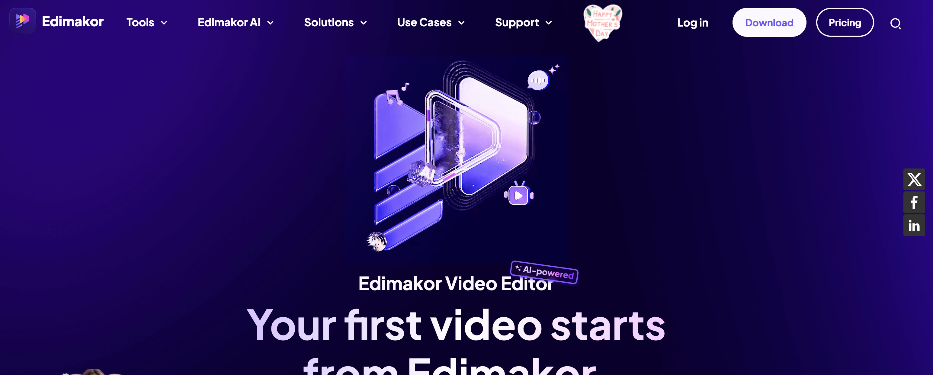 Edimakor AI Video Editor – Fast, Smart & Creative - AItrendytools
