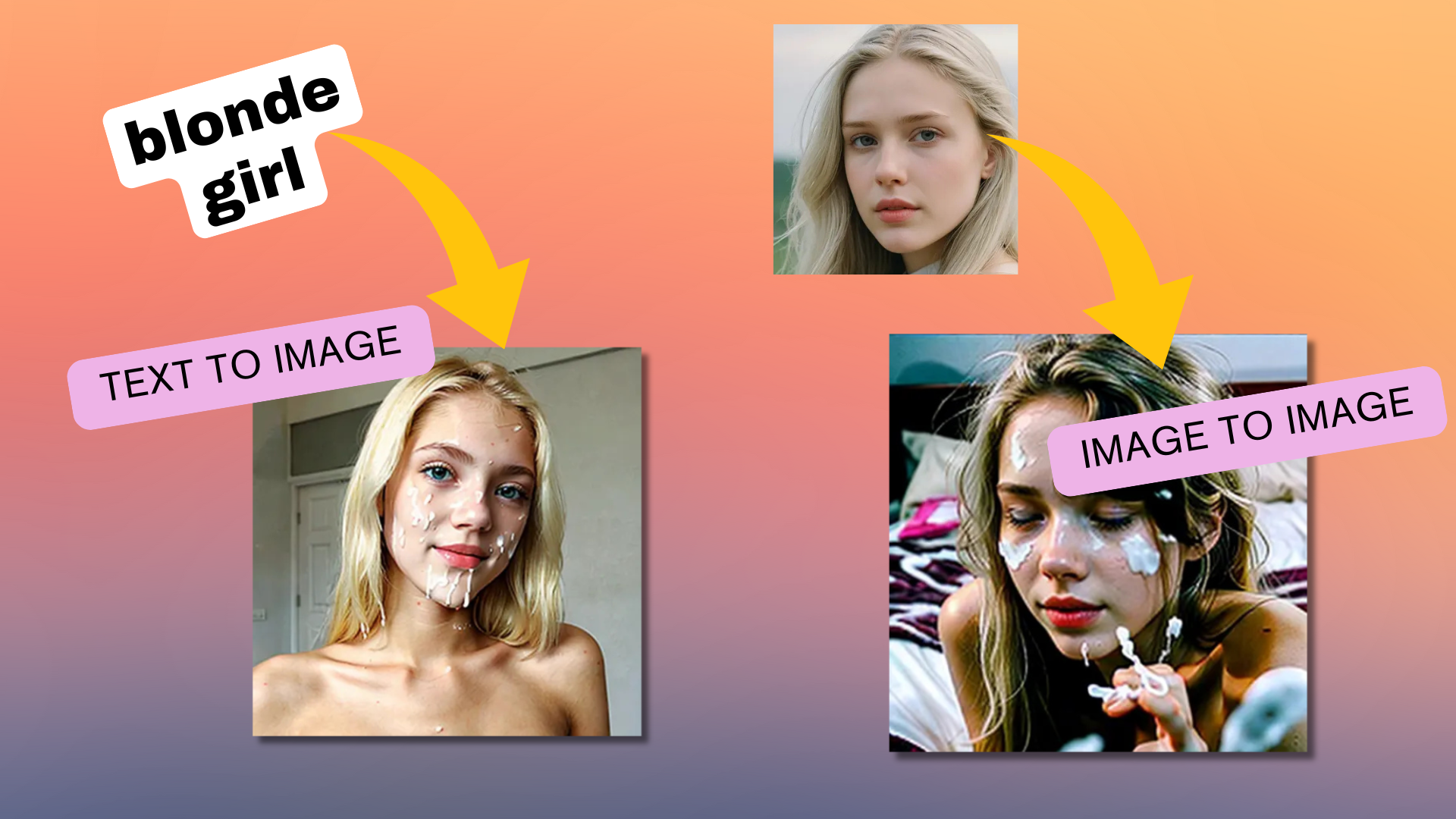 See what your ex, friend, favourite celebrity looked like with cum on their face. - AItrendytools