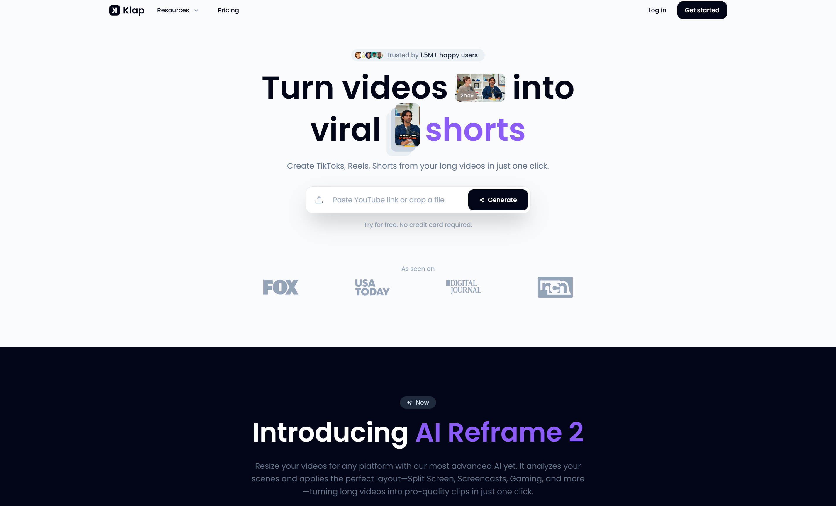 Klap – Turn Long Videos Into Viral Shorts with AI - AItrendytools