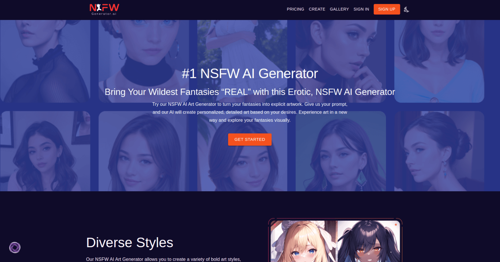 Create Unique NSFW Art with NSFWArtGenerator AI - AItrendytools