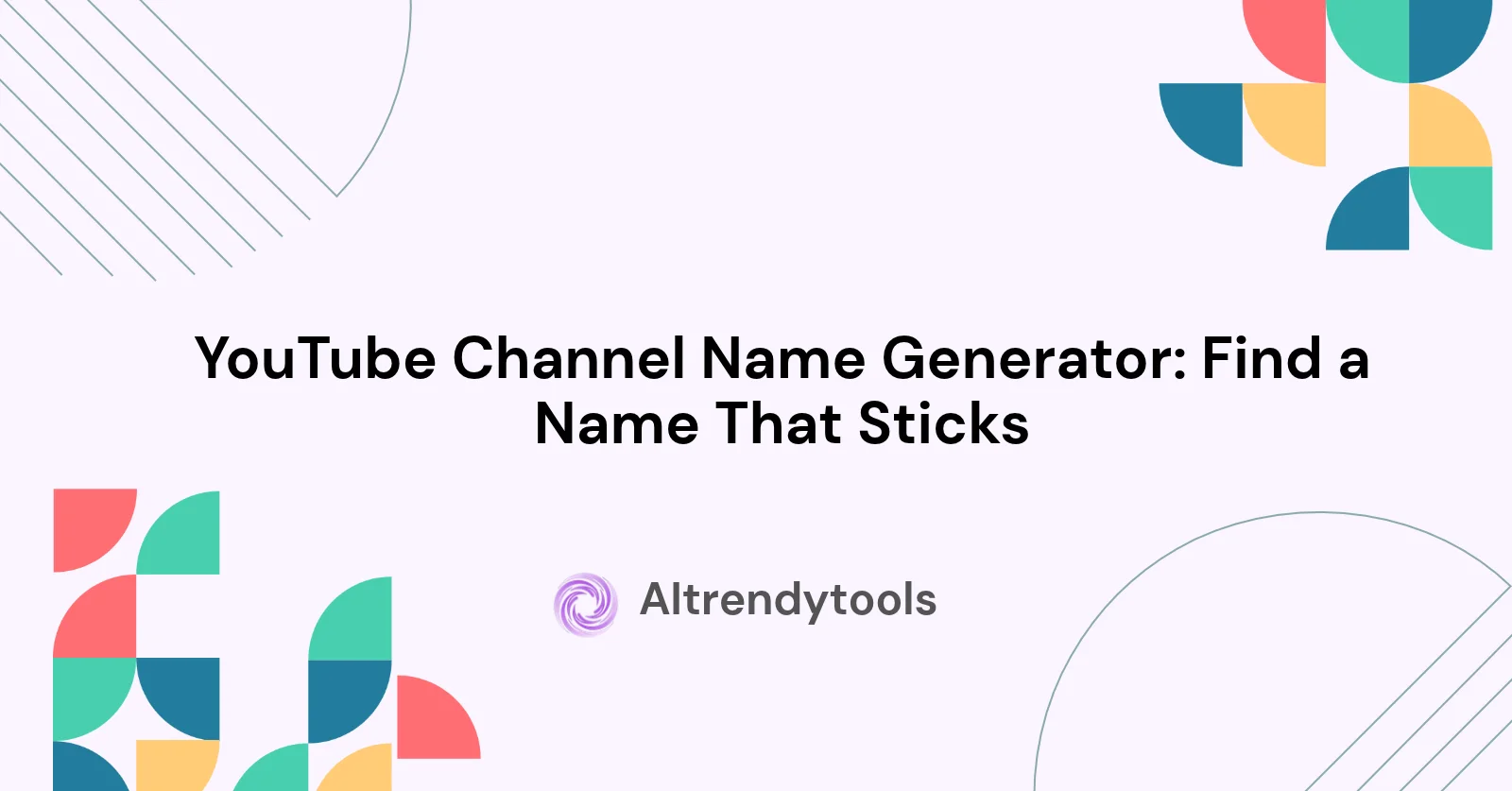 YouTube Channel Name Generator: Find a Name That Sticks - AItrendytools